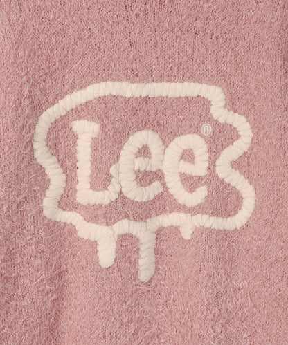 [Fallet x Lee] Brush Twitch Logo Knit / pink