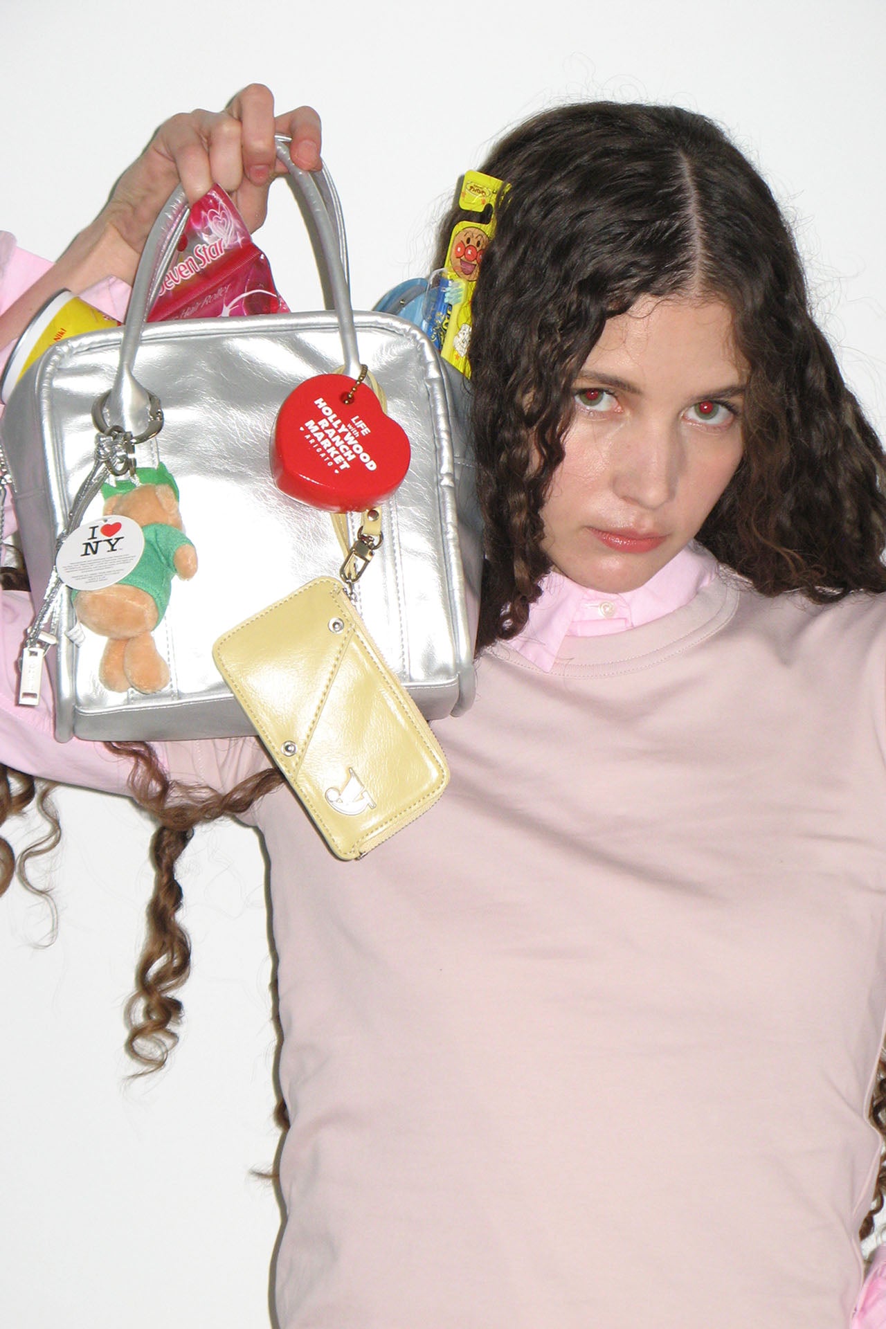 Yeomim mini box bag / silver