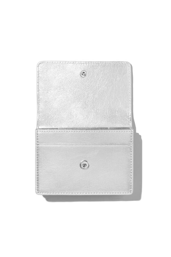 DEINET SIGNATURE WALLET IN SILVER (cowleather!)