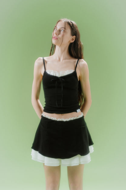 LACE BOUND TOP (BK)