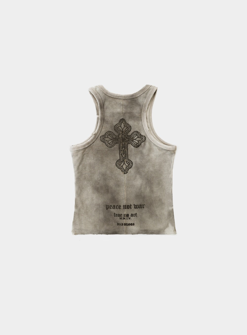 BADBLOOD PEACE NOT WAR TANK - DUSTY BEIGE