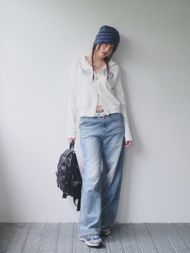 ason SALT ZIP-UP / WHITE