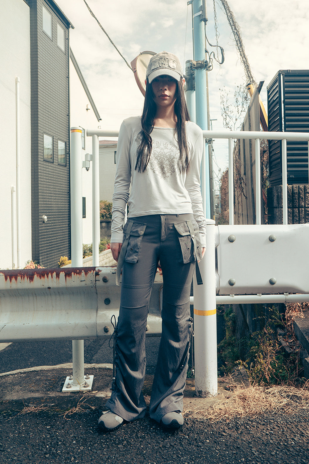 hugyourskin HUG friends cap / grey