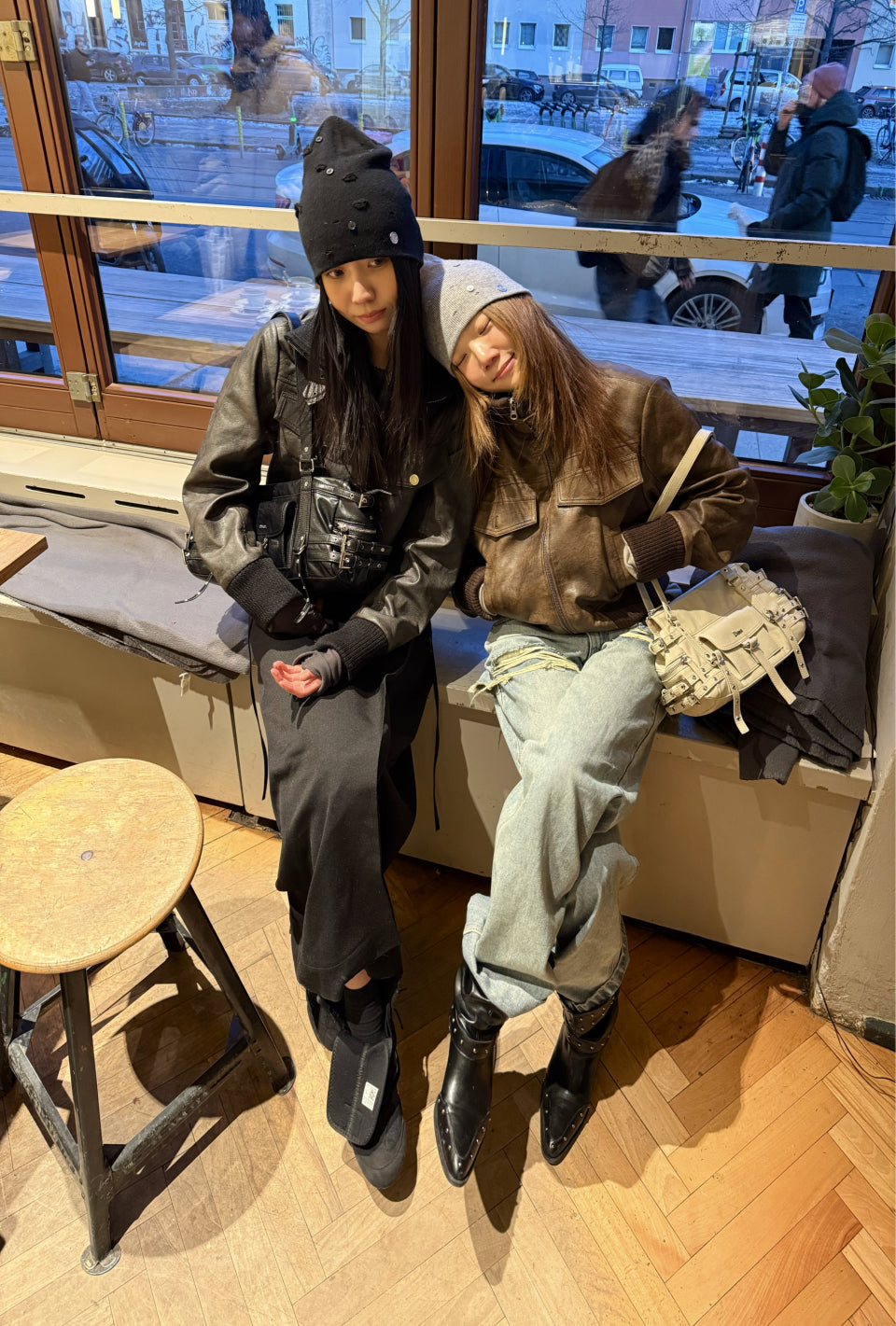 [DEINET] BELTED POCKET MINI SHOULDER BAG IN BEIGE