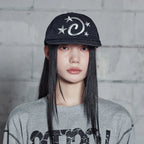 LSC Washed Star Logo Cap Black