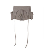 GILA ARCHIVE BOLD LOGO POCKET KNIT SHORTS_BROWN