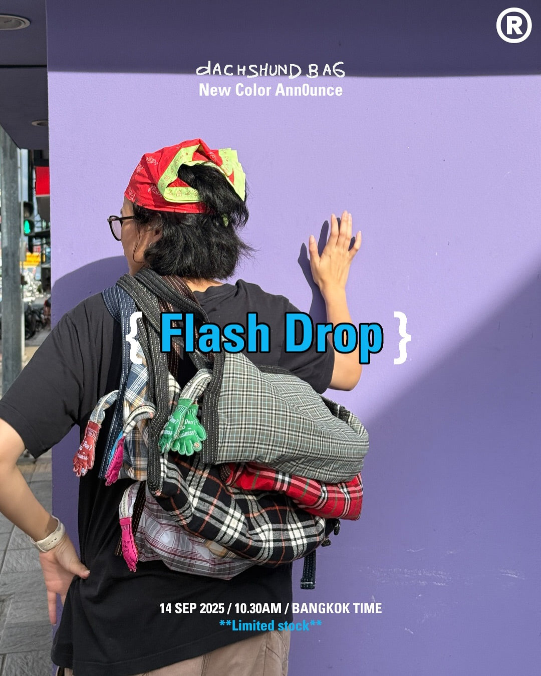 [官方代理] 超限量 FLASH DROP⚡️ Dachshund Bag - 5colors