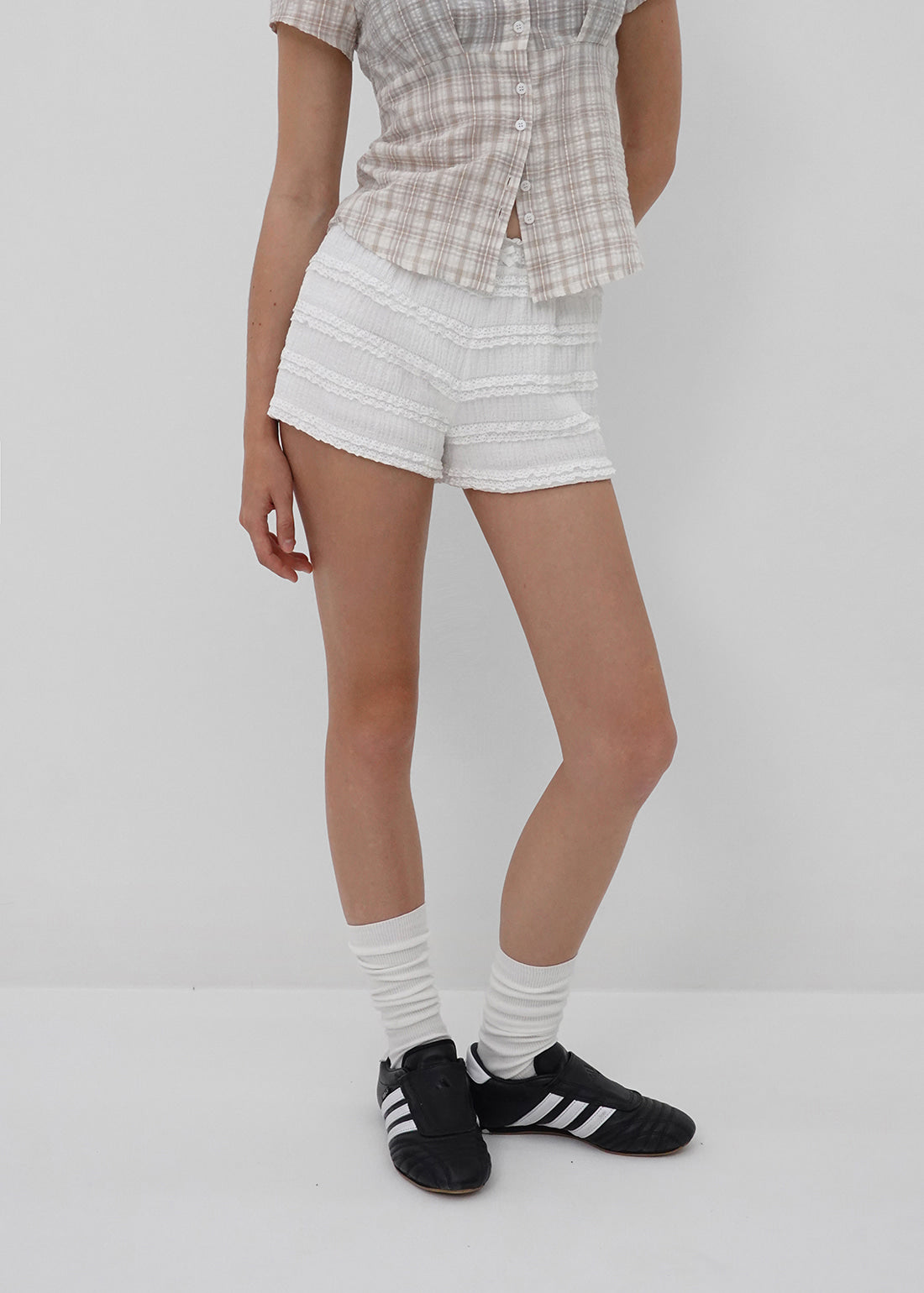 [韓國製造🇰🇷] Teepee Frill Banding Shorts / 2colors