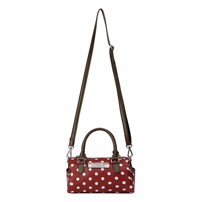 TMV X DEINET DOT BOSTON BAG (WINE)