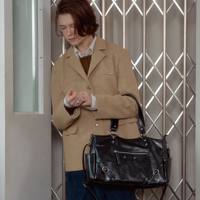 ANC STUD RING BAG_3COLORS