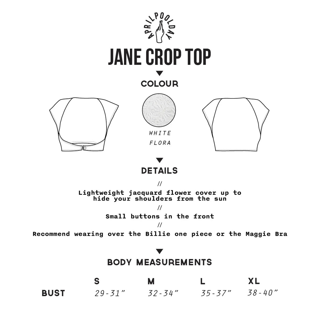 APRILPOOLDAY JANE CROP TOP
