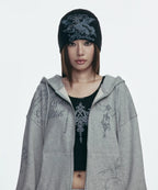 GILA ARCHIVE BABY ANGEL GRAPHIC BEANIE_BLACK