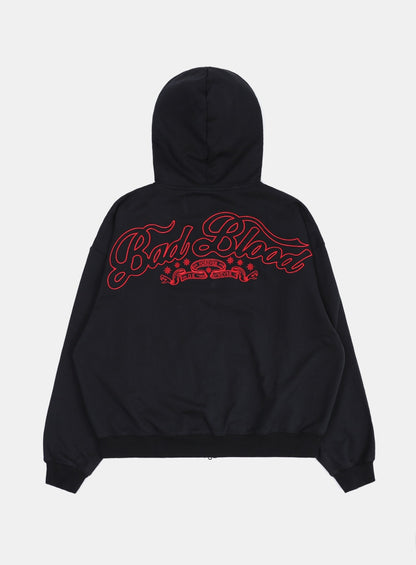 Mystic Capsule Hood Zip Up / Black