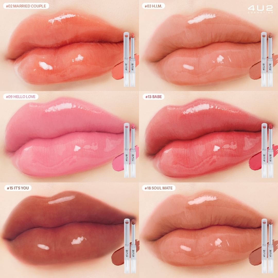 [現貨] 4U2 BETTER HALF DUO LIP
