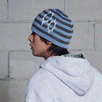 LSC Symbol Logo Stripe Beanie SkyBlue
