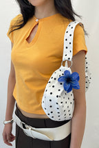 [DIMANCHE] DOTTY SHELL MINI BAG_WHITE