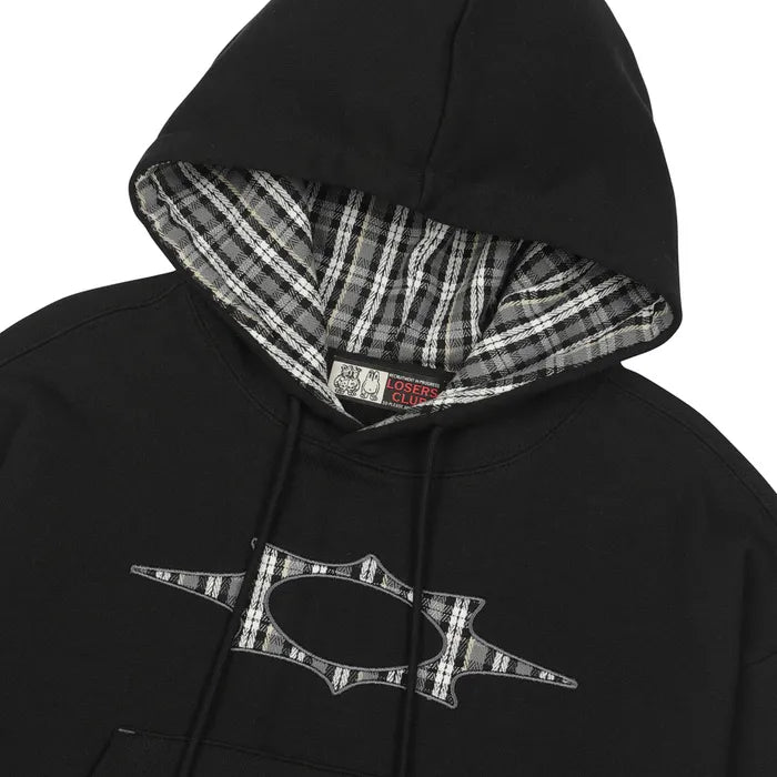 LSC Logo Check Appliqué Hoodie Black