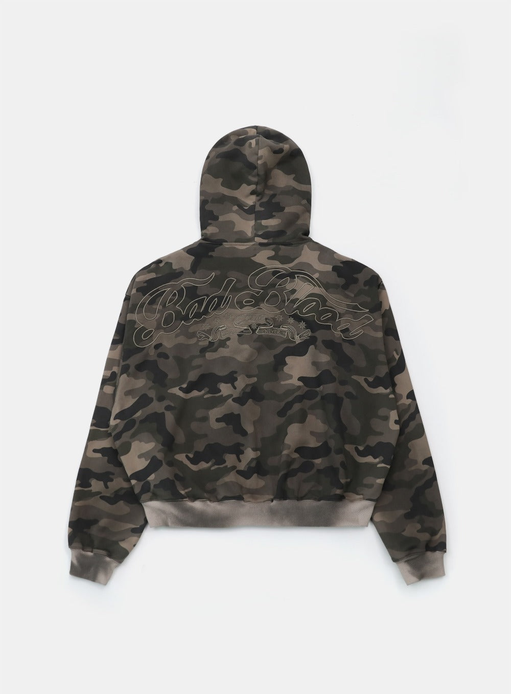 [25SS] BADBLOOD Mystic Capsule Hood Zip-Up / Dark Camo