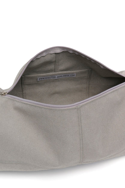 Sculptor Vintage Canvas Duffel Bag - Pale Gray