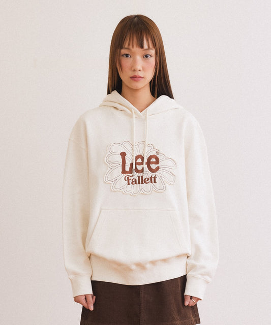 [Fallet x Lee] Sun Flower Hoodie / ivory