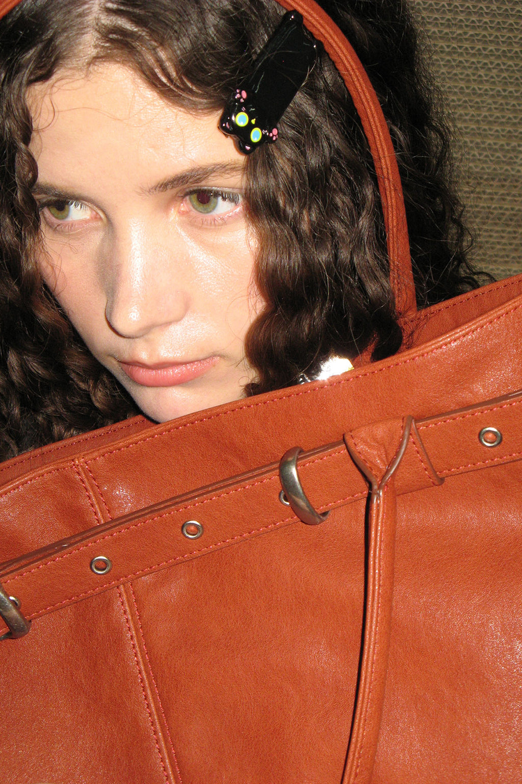 Yeomim belted boat bag (brick)