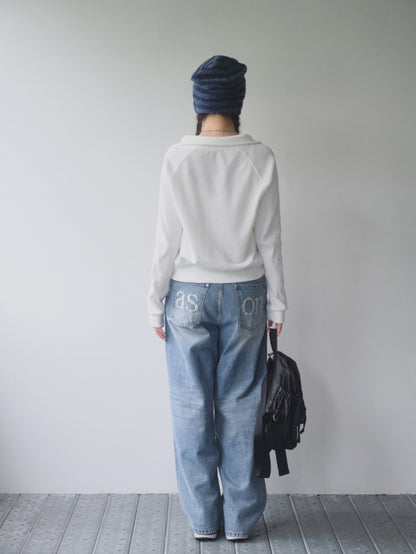 ason SALT ZIP-UP / WHITE