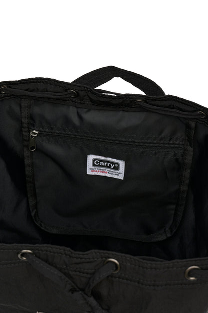 Sculptor Two Way Bucket Messenger Bag - Black