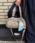 DEINET LOGO DUFFLE MINI BAG IN LEOPARD