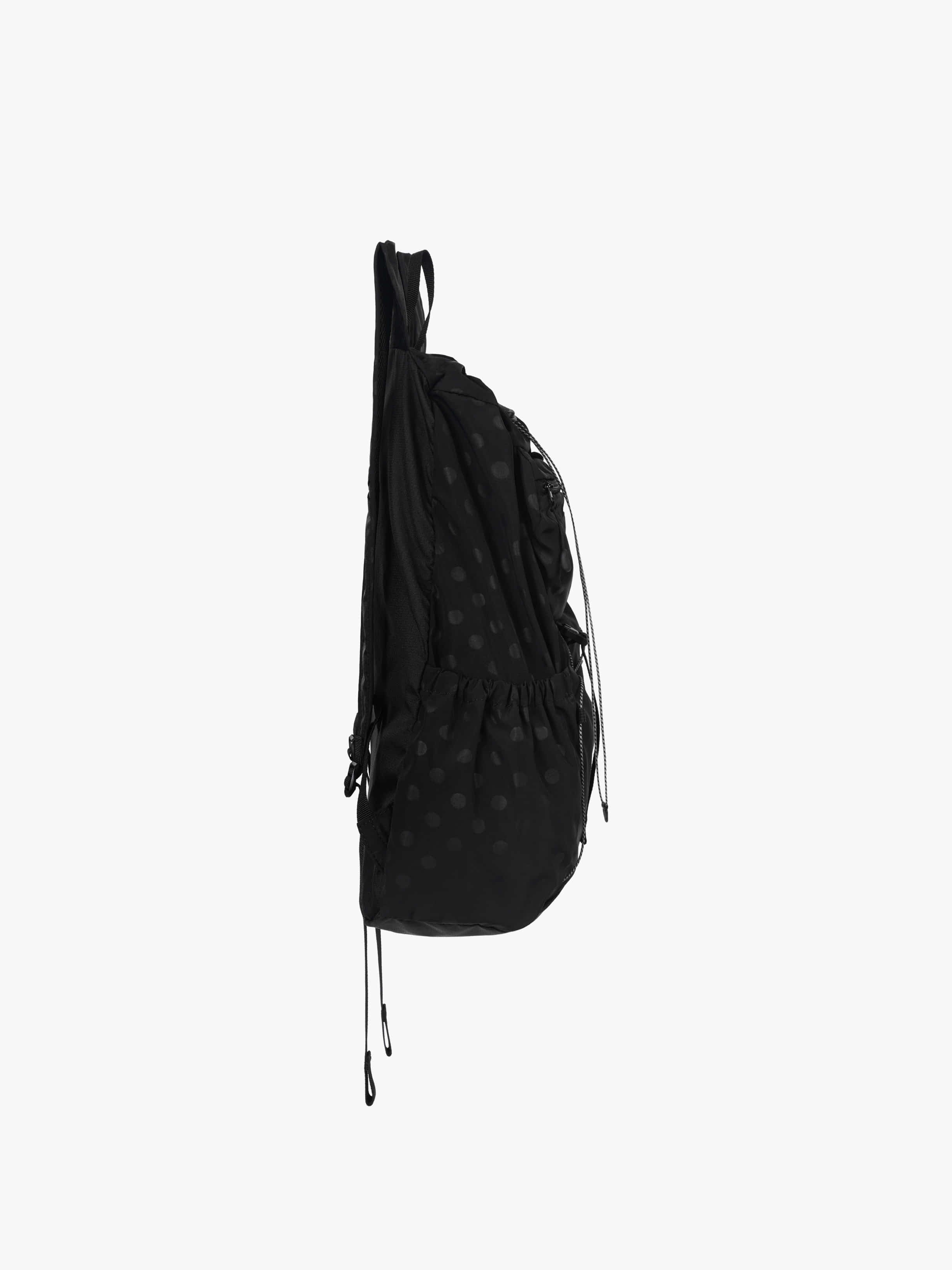 AIRY POCKET BACKPACK - DOT BLACK