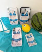 67 blue bikini phone case (有magsafe!!)