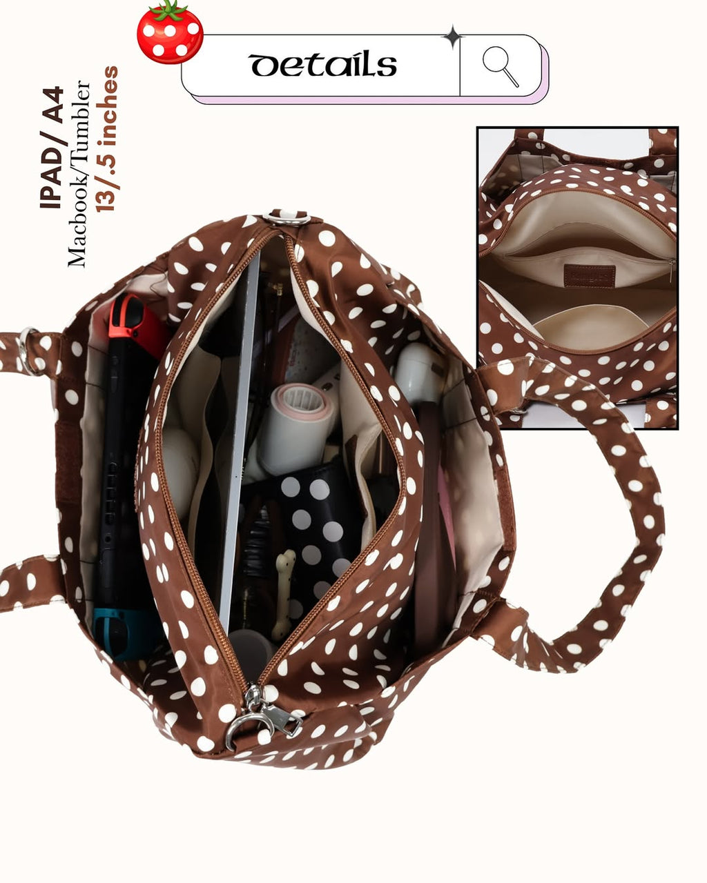 Poka Poka Polkadot Bread Bag - 3colors