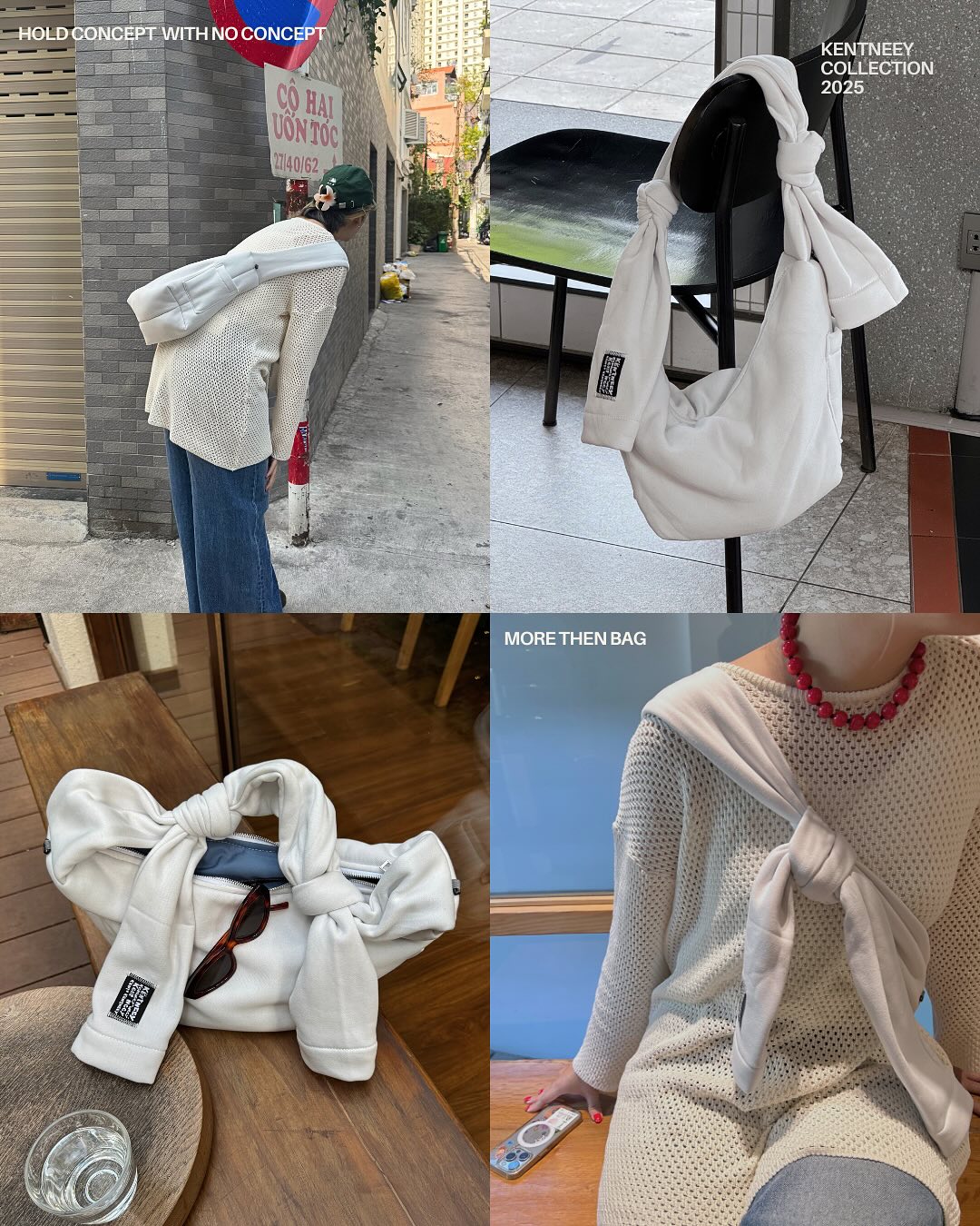 [香港現貨✨] [官方代理💣] KENTNEEY 3-WAY SWEATER DAILY WINDY BAG - SALTY