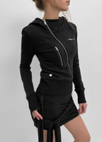 BLAKCUP Freaky Unbalanced Hood Zip-Up - 2colors
