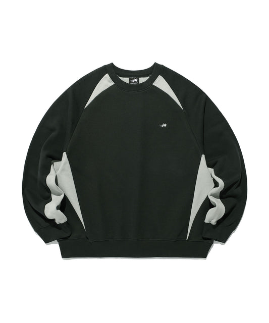 niceghostclub SPORTY LINE SWEATSHIRTS
[BLACK]