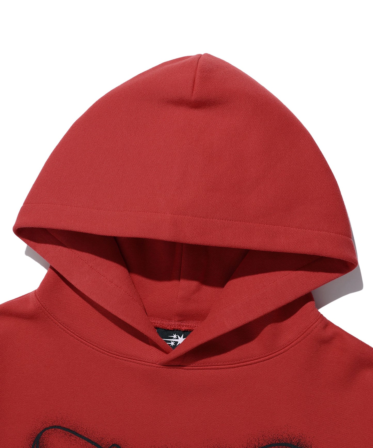 niceghostclub SKULL RIBBON HOODIE [RED]