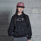 LSC Logo Check Appliqué Hoodie Black