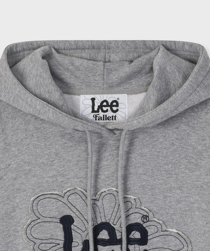 [Fallet x Lee] Sun Flower Hoodie / grey