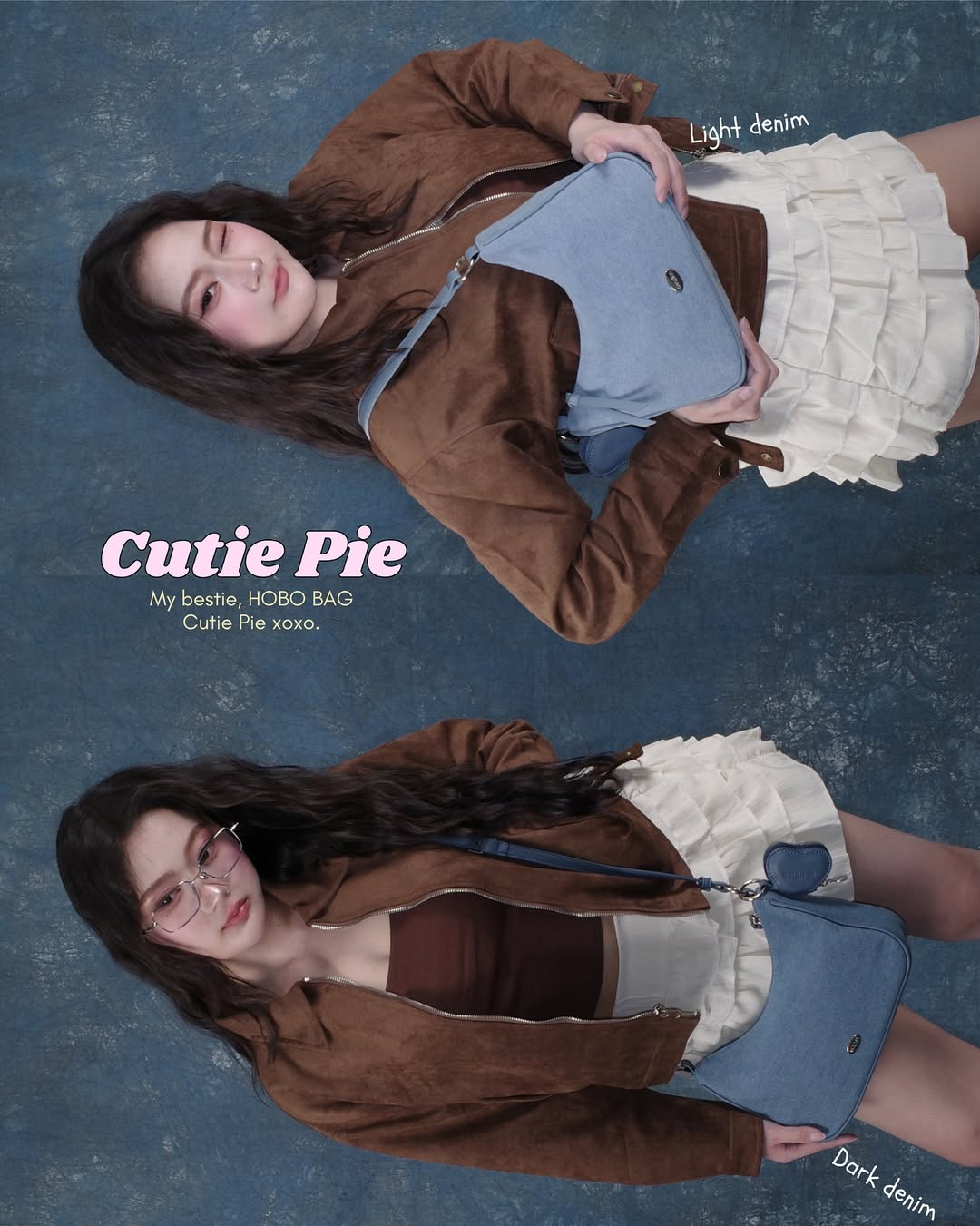 Cutie Pie Hobo Bag (crossbody OK!!) - 16colors