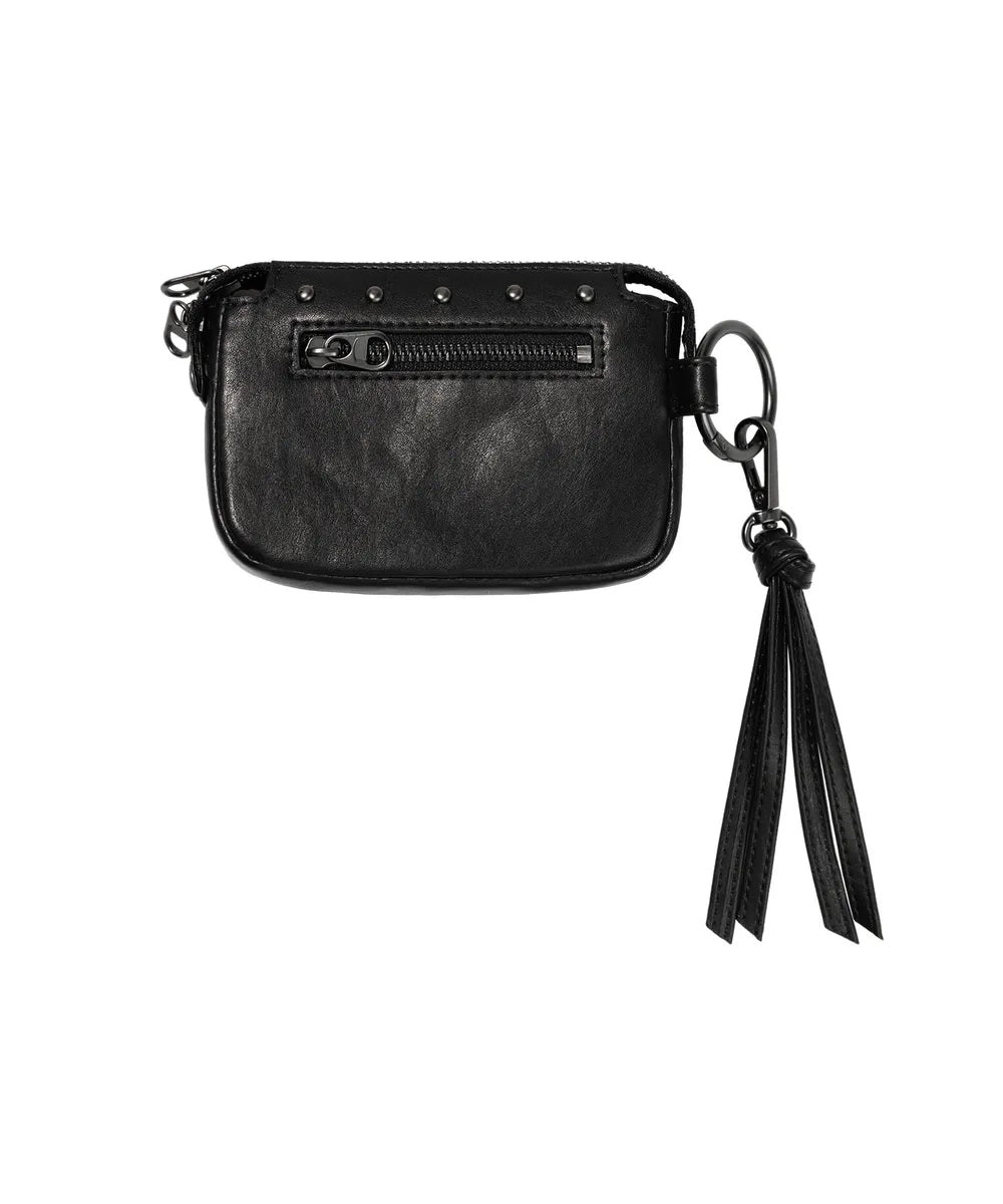 FANCY CLUB VEIL BAG & WALLET (BLACK)