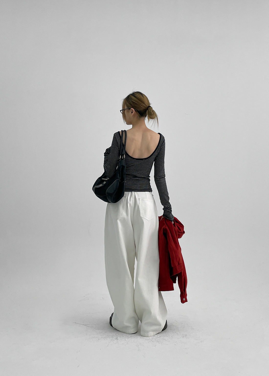 [WARM♨️] 韓國製造 One-Tuck Brushed Wide Cotton Pants / 2colors