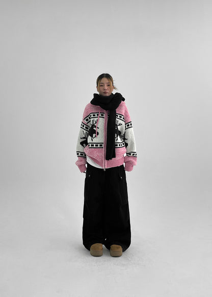 韓國製造 Mengster Knit Long Muffler (80% lambswool) / 4colors