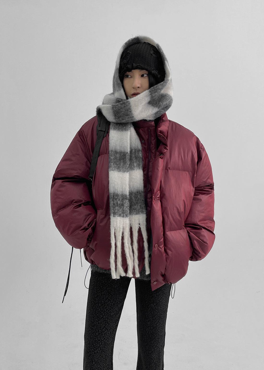 韓國製造 Leopard Slim Bootcut Banding Pants