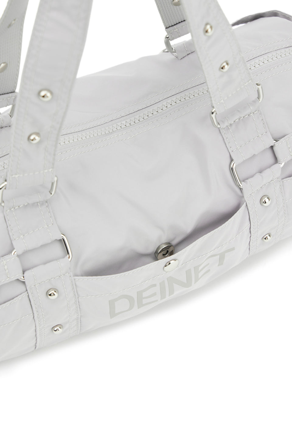 DEINET LOGO DUFFLE MINI BAG IN GREY