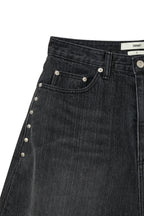 DEINET BALLOON FIT DENIM JEANS IN BLACK