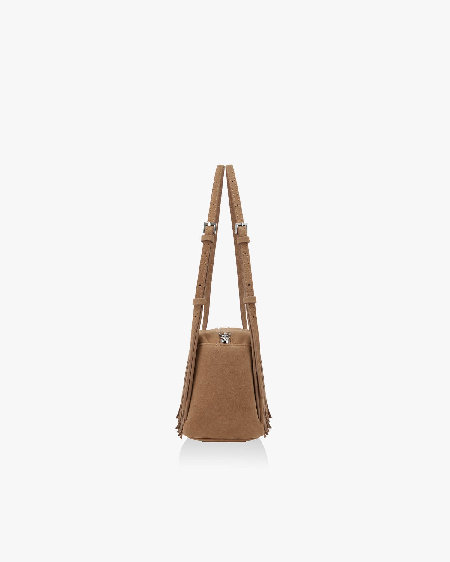 FINDKAPOOR MONO FRINGE BAG 24 - CAMEL