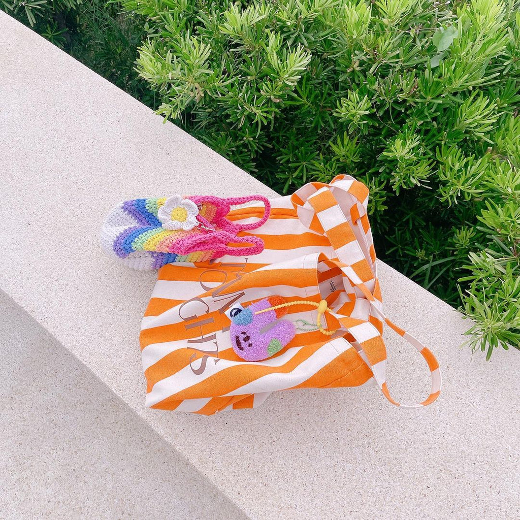 Smiley Alphabet Keychain (customize OK!)