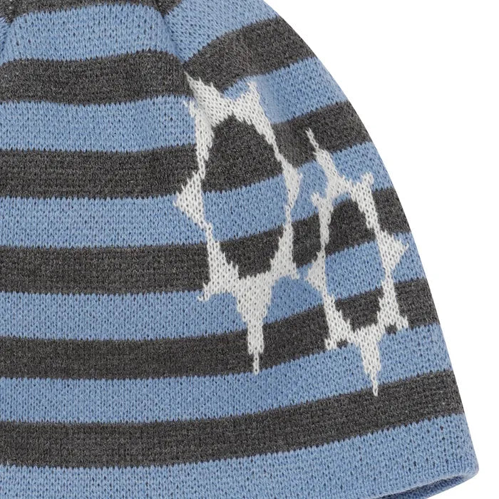 LSC Symbol Logo Stripe Beanie SkyBlue