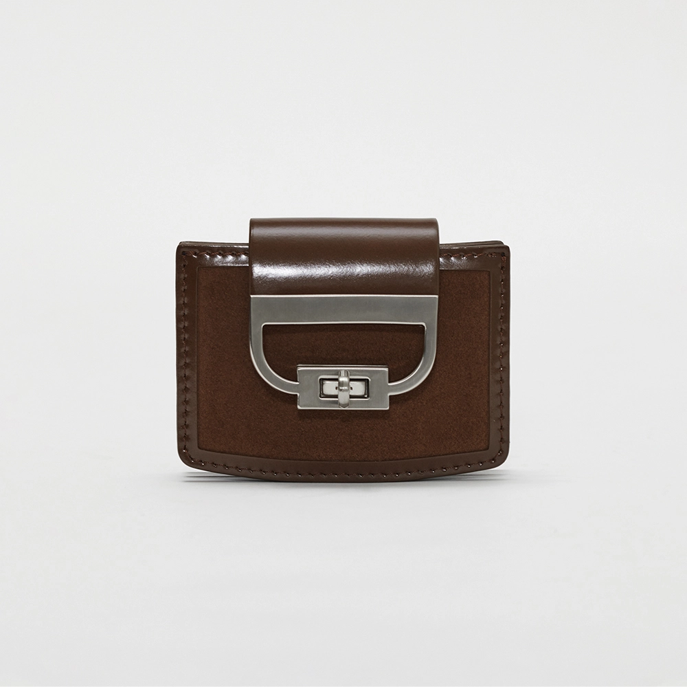 eklar Arco wallet / suede brown