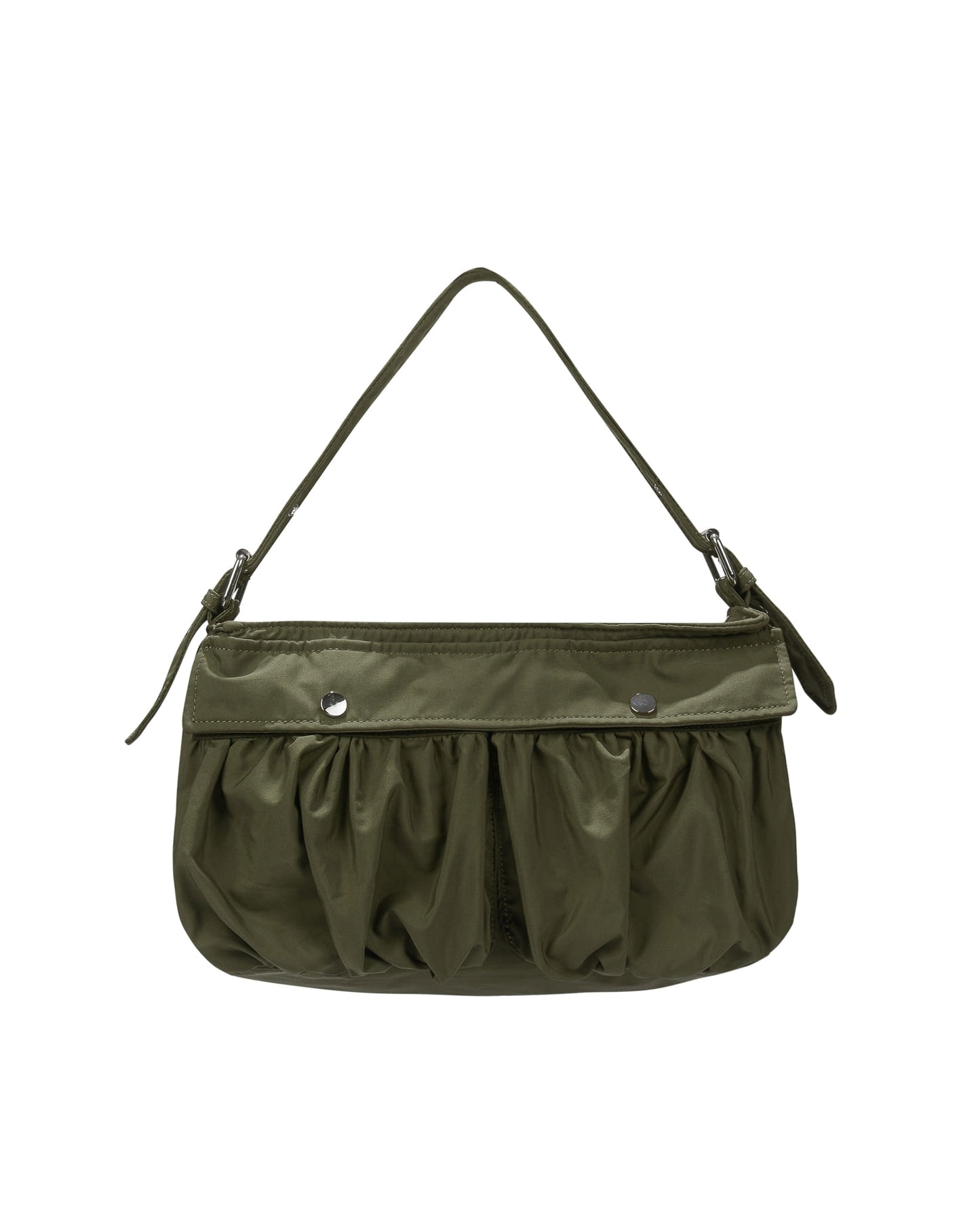 ccorie Cargo Two-pocket Shoulder Bag - khaki