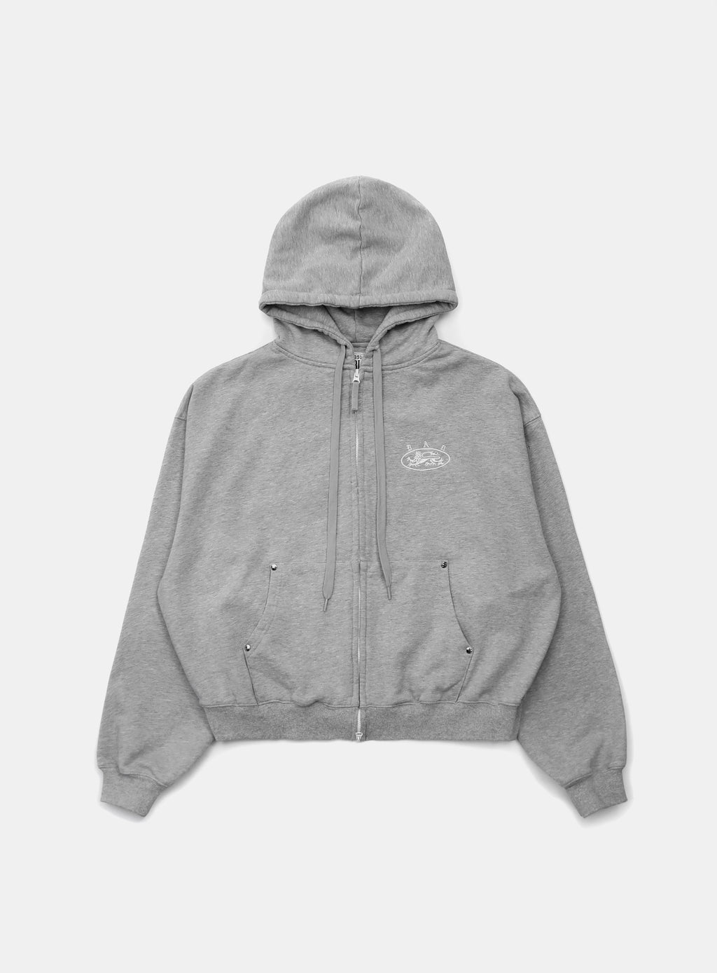 [25SS] BADBLOOD Mystic Capsule Hood Zip-Up / Grey